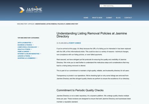 Jasmine Directory: Best Web Directories