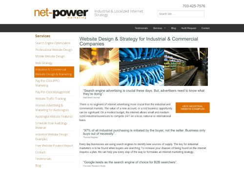NetPower Marketing, Inc: Website Design & Strategy 