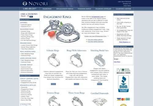 Novori Jewelry Inc: Engagement Rings