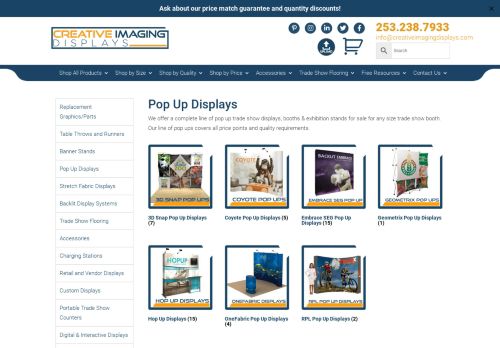 Northwest Creative Imaging, LLC: Pop Up Displays