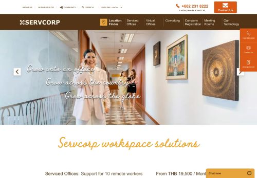 Servcorp Thailand | Serviced & Virtual Offices for Rent in Bangkok