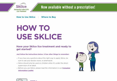 Sklice®: How to Apply
