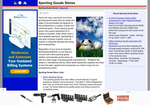 Sporting Goods Stores