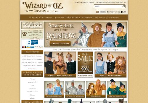 Wizard of Oz Costumes