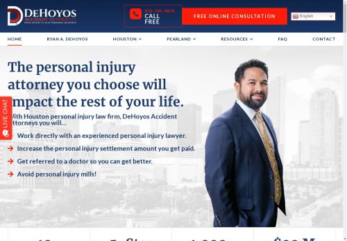 DeHoyos Law Firm, PLLC | Personal Injury Lawyer in Houston TX
