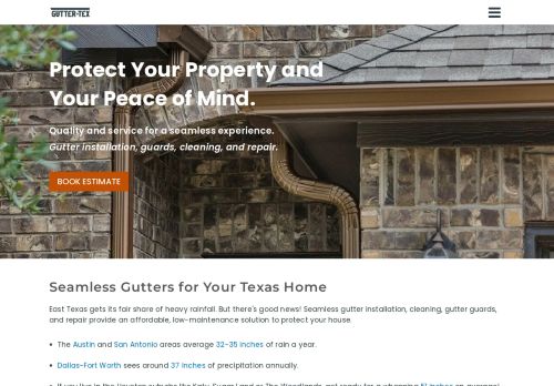 Gutter Tex | Gutter repair and installation in central Texas