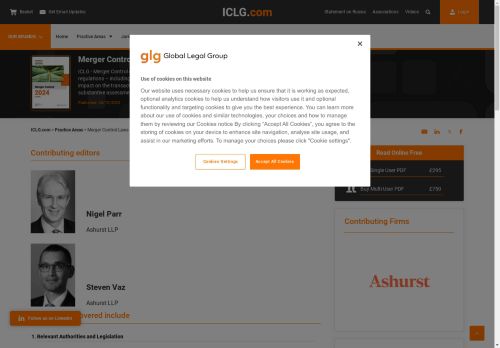 ICLG | Merger Control Laws and Regulations