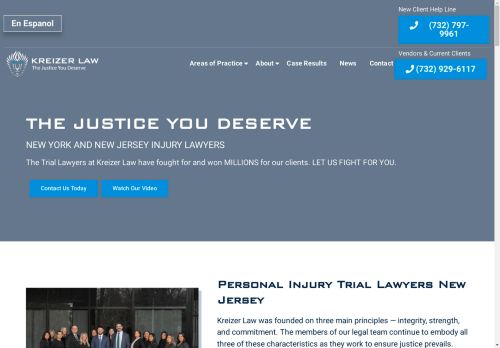 Kreizer Law | Personal Injury Trial Lawyers in New Jersey & New York