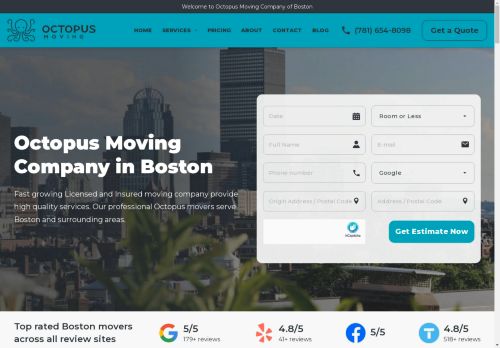 Octopus Moving — Hire Skillful Movers in Boston