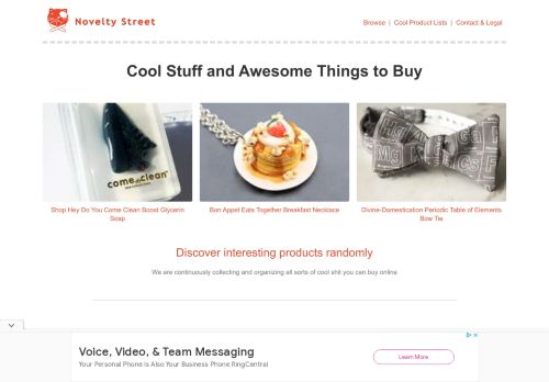 NoveltyStreet | Cool stuff to buy and unique gift ideas