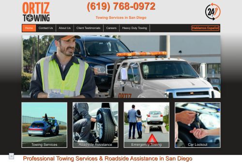 Ortiz Towing | Premium Towing & Roadside Assistance Solutions in San Diego CA