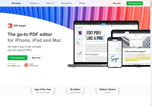 PDF expert | PDF editor and reader for Mac