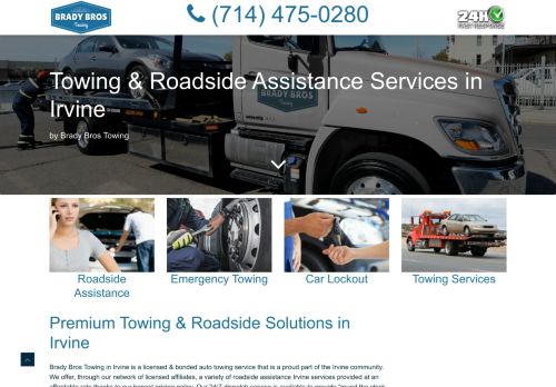 Brady Bros Towing | Top Towing Service in Irvine, CA 