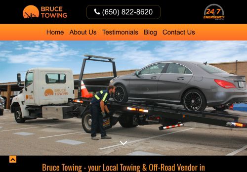 Bruce Towing - your Local Towing & Off-Road Vendor in San Bruno CA