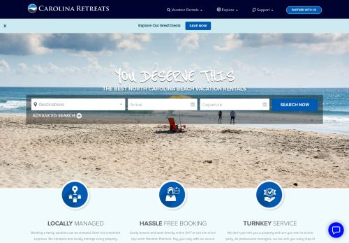 Coastal Carolina Vacations | Carolina Beach Vacation Rentals