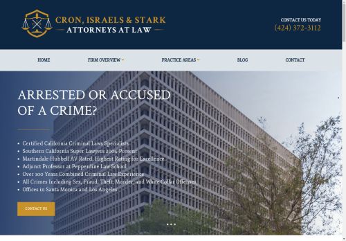 Cron, Israels & Stark | Los Angeles Criminal Defense Attorneys