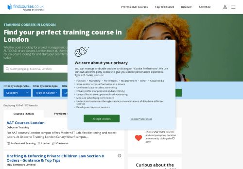 Findcourses.co.uk Training Courses