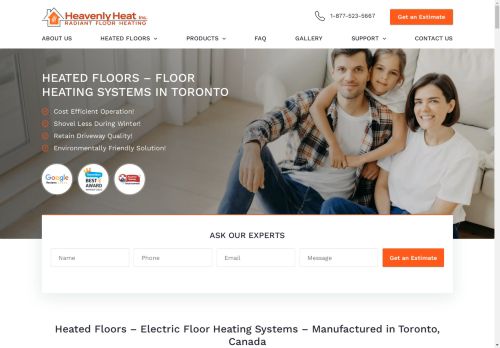 Heavenly Heat | Floor Heating Systems Toronto