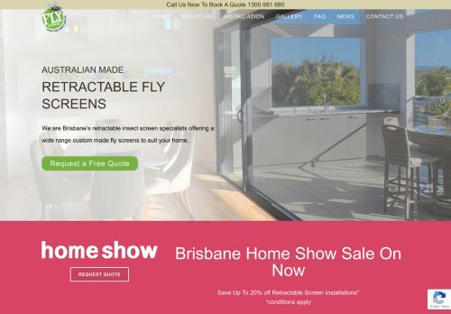 Fly Free Retractable Fly Screens Brisbane