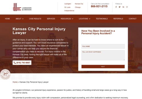Kansas City Personal Injury Lawyer