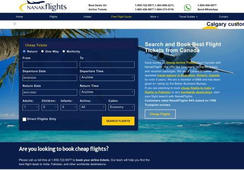 Cheap Flights from Canada