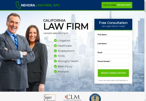 Nehora Law Firm | Personal Injury lawyer in Irvine CA