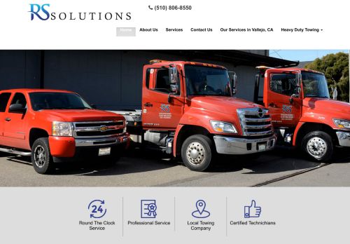 RS Solutions | Premium Towing And Roadside Assistance In Richmond, CA
