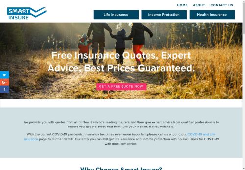 Smart Insure | Online insurance quotes for Life Insurance & Income Protection in New Zealand