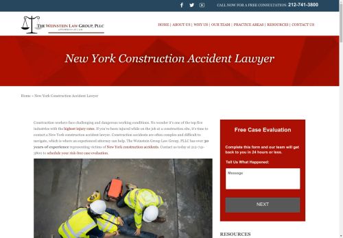 New York Construction Accident Lawyer