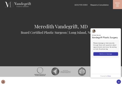 Vandegrift Plastic Surgery | Meredith Vandegrift, MD, FACS Plastic & Reconstructive Surgeon