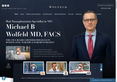 Dr. Michael Wolfeld | Best Hair Transplantation in NYC